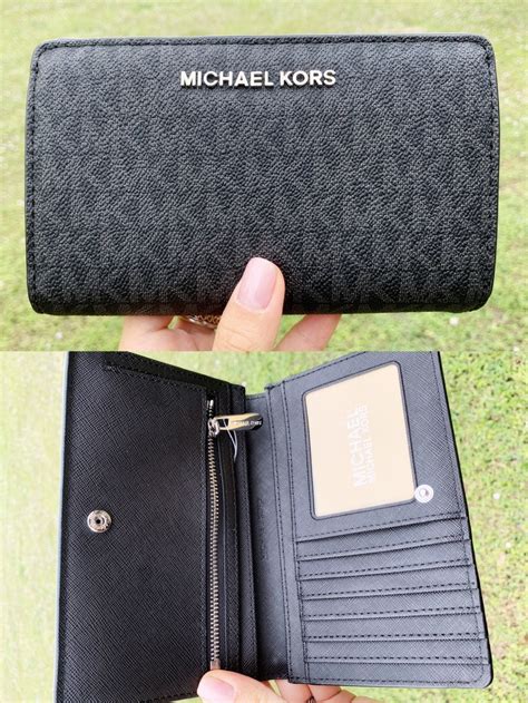 michael kors slim travel wallet|Michael Kors small zip wallet.